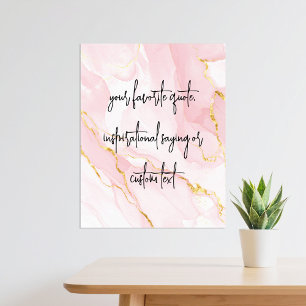 Creëer uw eigen elegante moderne aangepaste offert poster