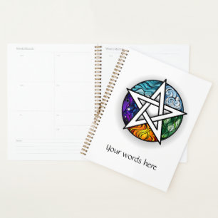Creëer Uw eigen elementaire pentakel Planner