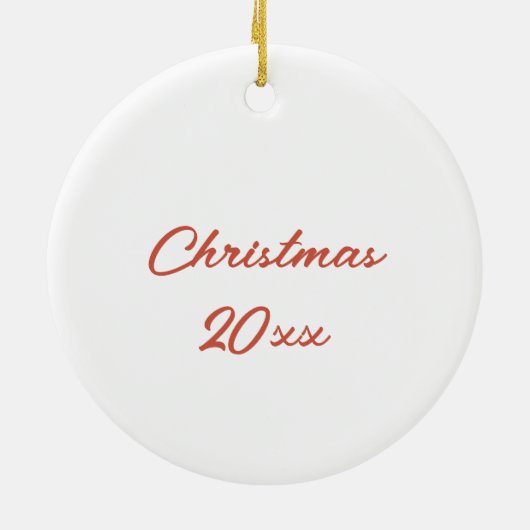 Creëer Uw Eigen Elfnaam & Kerstjaar Keramisch Ornament (Achterkant)