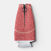 Creëer uw eigen en maak het uw flesjeskoeler (Achterkant)