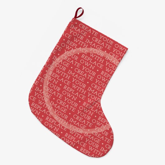 Creëer uw eigen en maak het uw grote kerstsok (Voorkant (Hangend))