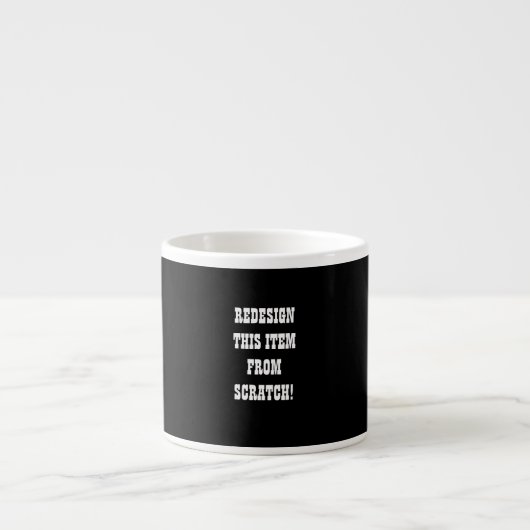 Creëer Uw eigen Espresso Kop (Voorkant)