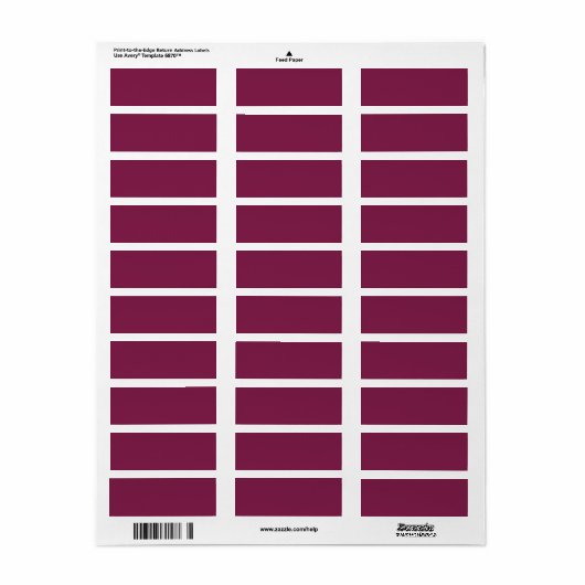 Creëer Uw eigen Etiket (Full Sheet)