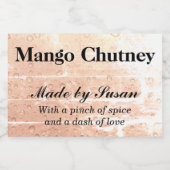 Creëer uw eigen etiket van de douanevoedselcontain (Enkel label)