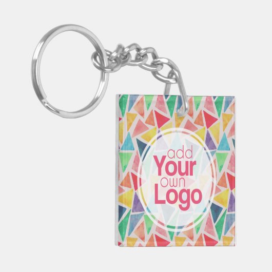 Creëer uw eigen evenement en gelegenheid | Button Sleutelhanger (Voorkant Links)