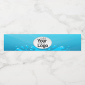 Creëer Uw Eigen Evenement en Gelegenheid Gebotteld Waterfles Etiket (Enkel label)