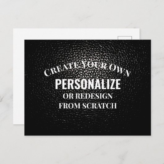 Creëer uw eigen exemplaar - ontwerp uw eigen eigen briefkaart (Voorkant / Achterkant)