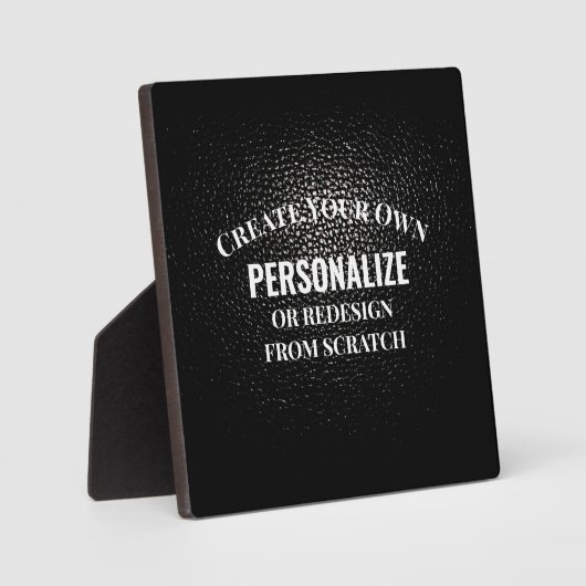 Creëer uw eigen exemplaar - ontwerp uw eigen eigen fotoplaat (Voorkant)