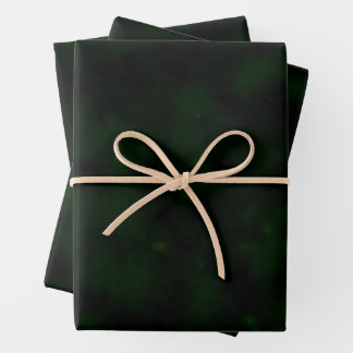 Creëer uw eigen — extra donkere groene streep inpakpapier vel
