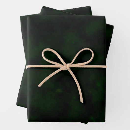 Creëer uw eigen — extra donkere groene streep inpakpapier vel (In situ)
