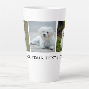 Creëer uw eigen familiefoto latte mok