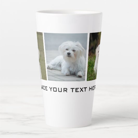 Creëer uw eigen familiefoto latte mok (Voorkant)