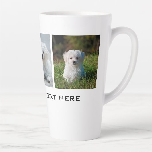 Creëer uw eigen familiefoto latte mok (Rechts)