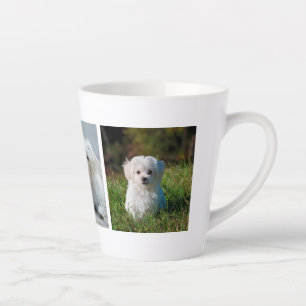 Creëer uw eigen familiefoto latte mok