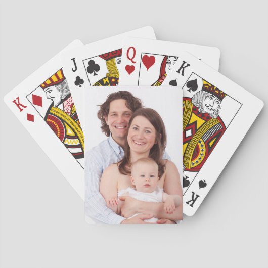 Creëer Uw eigen familiefoto Pokerkaarten (Achterkant)