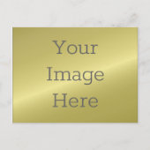 Creëer uw eigen faux metallic Antiek messing Briefkaart (Voorkant)