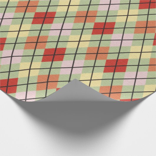 Creëer Uw eigen feestelijke argelspatroon Cadeaupapier (Hoek)