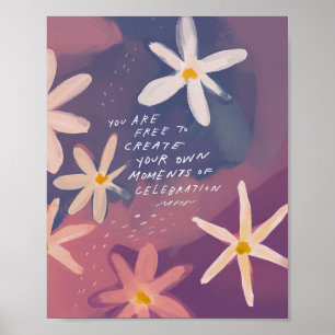 Creëer Uw eigen feesten, Inspirerend Poster