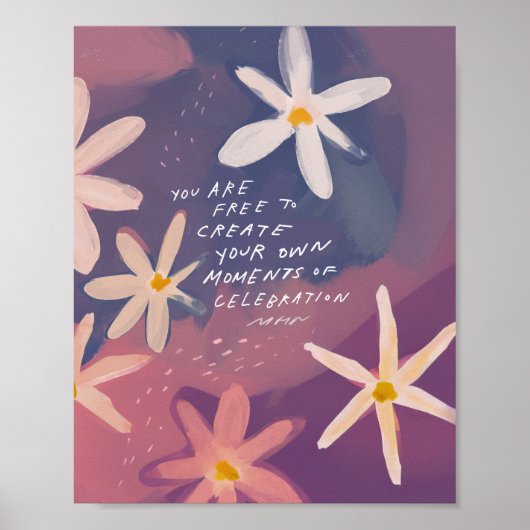 Creëer Uw eigen feesten, Inspirerend Poster (Voorkant)