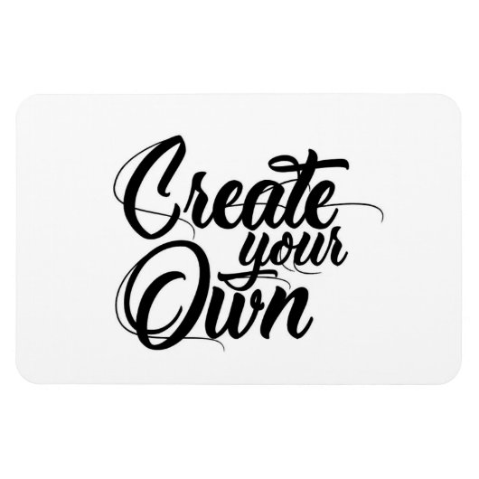 Creëer uw eigen flexibiliteit magneet (Horizontaal)