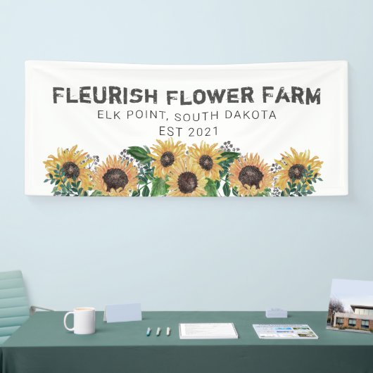 Creëer uw eigen Flower Boerderij Spandoek (Beurs)