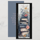 Creëer Uw eigen Flower Magic Book Stack Bladwijzer (Voorkant / Achterkant)