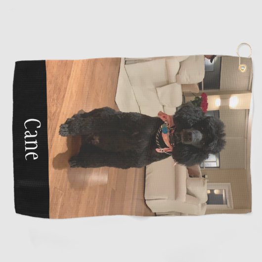 Creëer Uw eigen foto Aangepast Pet Golf-handdoek Golfhanddoek (Horizontaal)