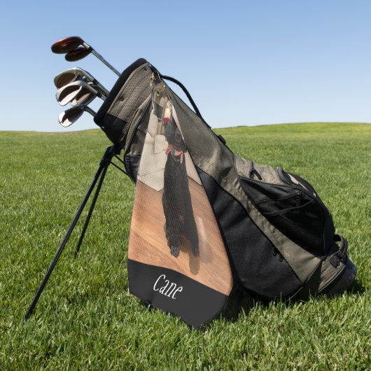 Creëer Uw eigen foto Aangepast Pet Golf-handdoek Golfhanddoek (Groen)