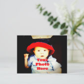 Creëer Uw eigen foto-cadeautjes Sjabloon Briefkaart (Staand voorkant)