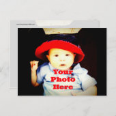 Creëer Uw eigen foto-cadeautjes Sjabloon Briefkaart (Voorkant / Achterkant)