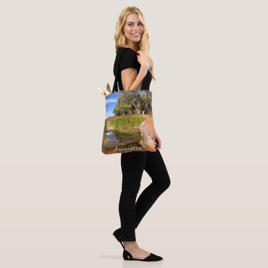 Creëer uw eigen foto-canvas tas (Op model)