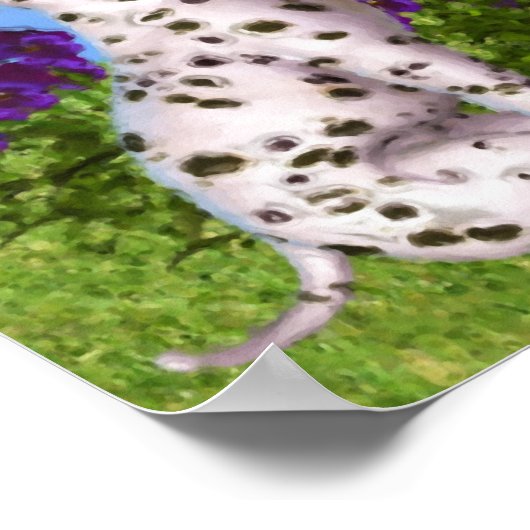 Creëer Uw Eigen Foto Dalmatische Puppyvlinder Poster (Hoek)