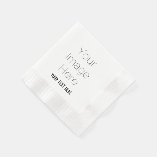 creëer uw eigen foto en tekst aangepaste partij pa servet (Hoek)