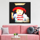 Creëer Uw eigen foto geeft Sjabloon Canvas Afdruk (Insitu (Woonkamer))