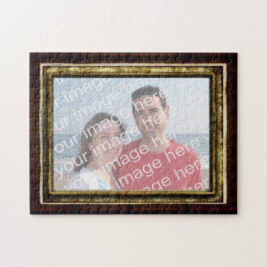 Creëer Uw eigen foto in omloop Puzzle Legpuzzel (Horizontaal)