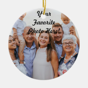 Creëer Uw eigen foto Keramisch Ornament