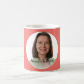 Creëer uw eigen foto Mok 📸 Custom Monogram (Center)