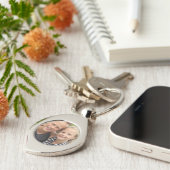 Creëer Uw eigen foto Sleutelhanger (Zijkant)