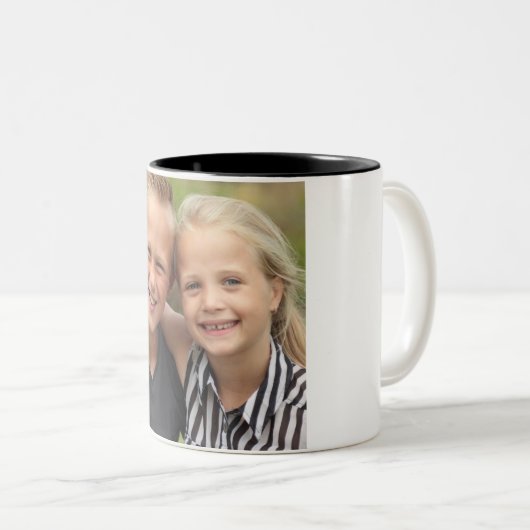Creëer Uw eigen foto tweekleurige Mok (Voorkant rechts)