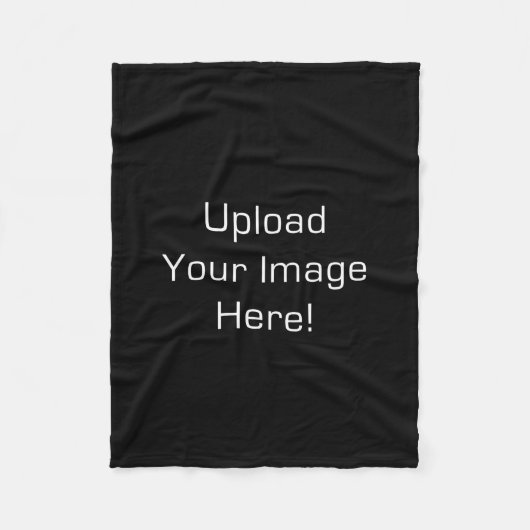 Creëer-Uw-Eigen Foto uploadt fleece Blanket (Voorkant)