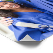 Creëer Uw eigen foto van het omgezette Afstuderen Poster (Hoek)