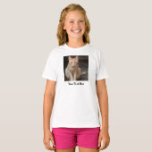Creëer Uw eigen foto voor Pet Cat T-shirt (Voorkant volledig)