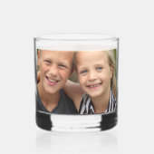 Creëer Uw eigen foto Whisky Glas (Achterkant)