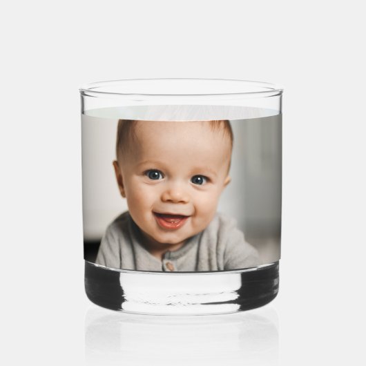 Creëer Uw eigen foto Whisky Glas (Voorkant)