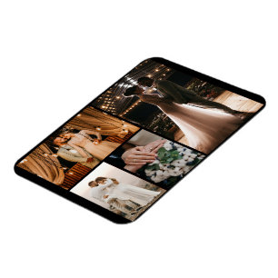 Creëer Uw eigen fotocollage 4 Magneet