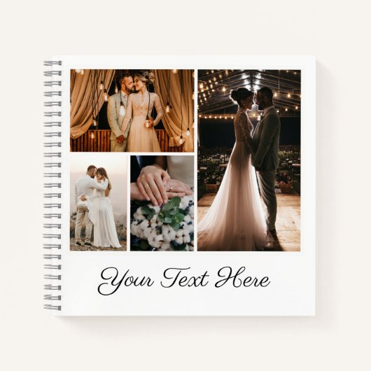 Creëer Uw eigen fotocollage 4 Notitieboek (Voorkant)