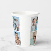 Creëer Uw eigen fotocollage 4 Papieren Bekers (Links)
