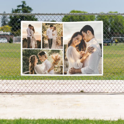 Creëer Uw eigen fotocollage 4 Spandoek (Insitu)