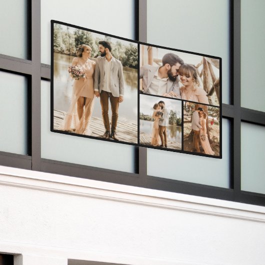 Creëer Uw eigen fotocollage 4 Spandoek (Buitenkant Gebouw)