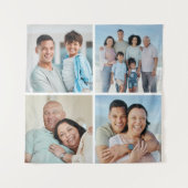 Creëer Uw eigen fotocollage 4 Wandkleed (Voorkant)